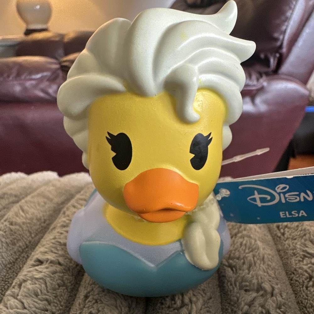 Disney Elsa‎ Rubber Duck Duckie Jeep  3" Duckalooz NEW NWT